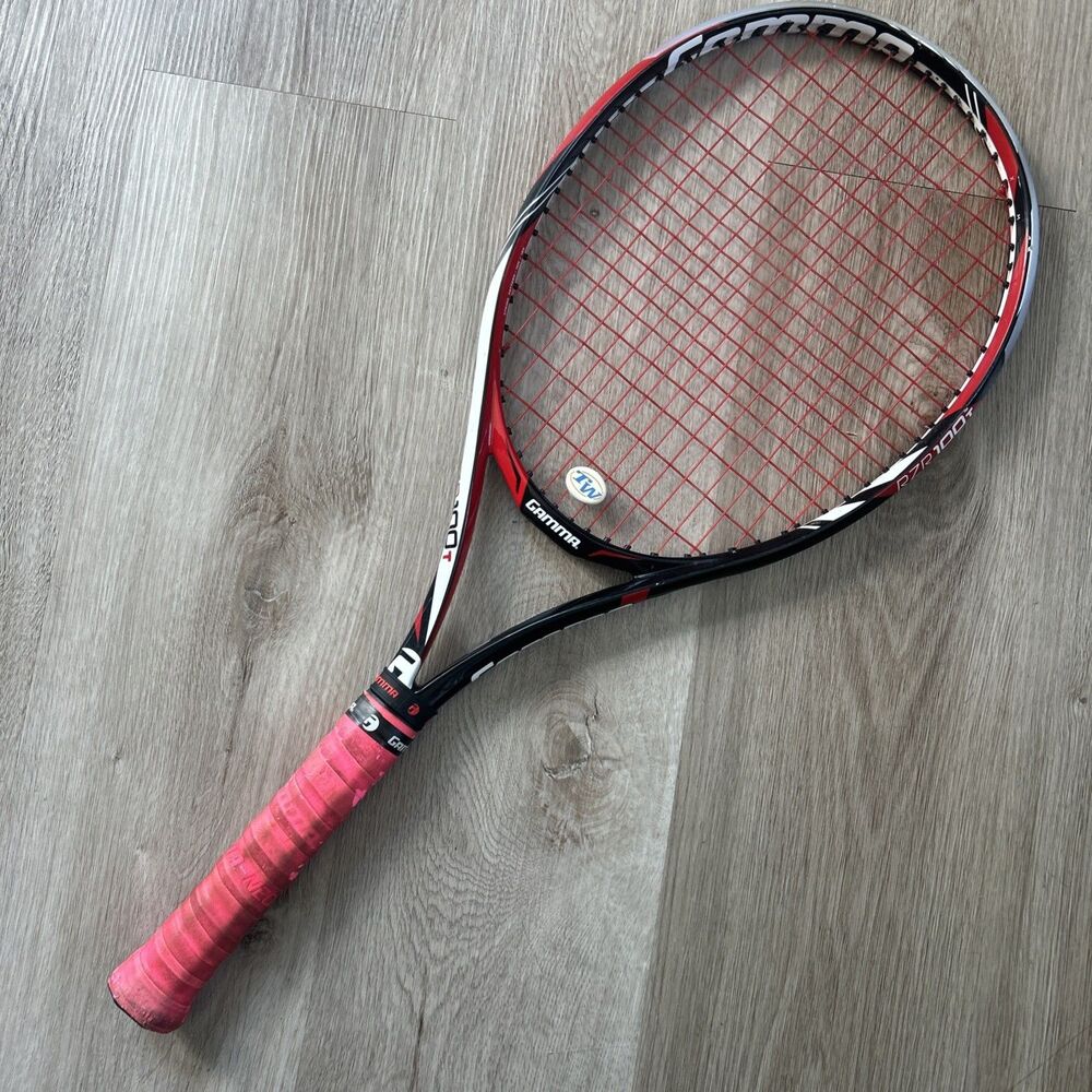 Gamma RZR 100t Tennis Racquet Red Black 4-1/4 Grip 11oz JH:12:04 27" Length